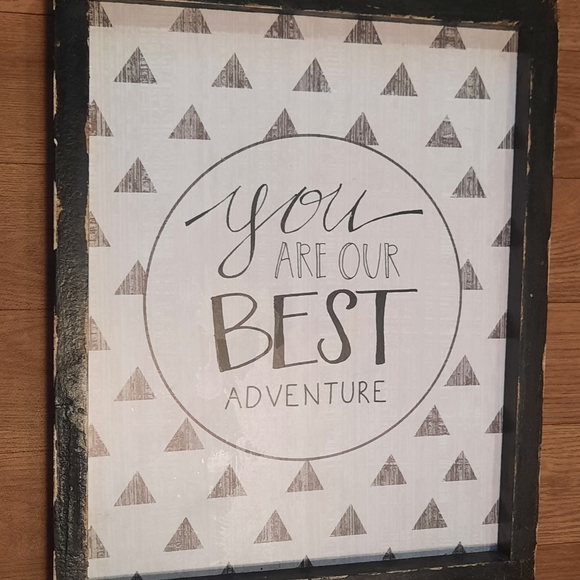 SOLD You Are Our Best Adventure Wall Decor - Picture 1 of 6